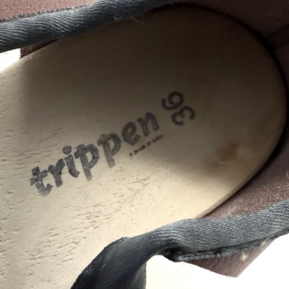 Trippen | Leather Wooden Wedge Size 36 - Picture 10 of 11